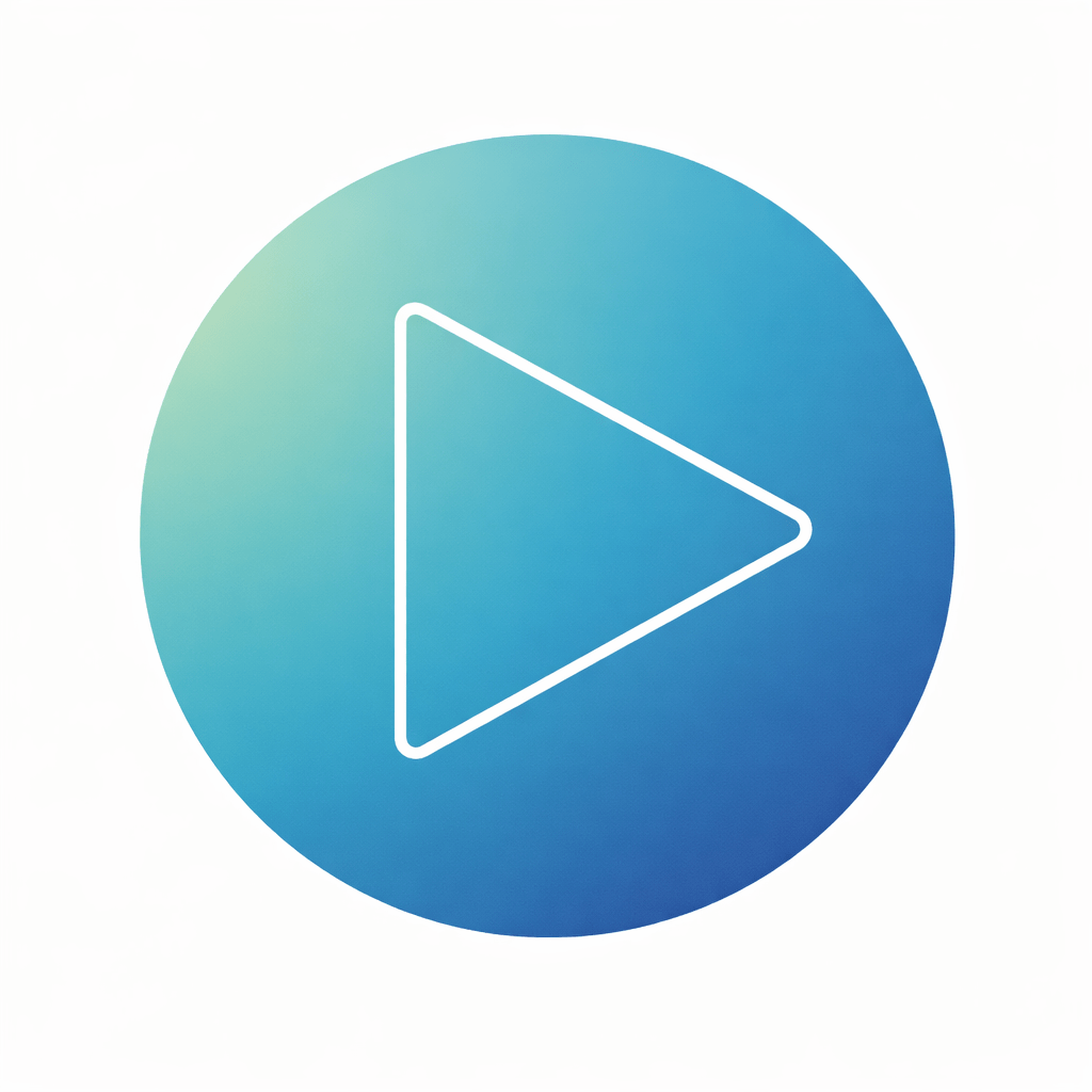 Microsoft Media Player logo with white play button on green, teal, and blue circle